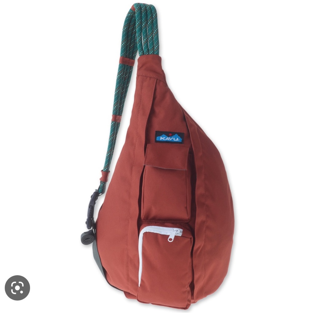 Kavu Clay colored sling backpack